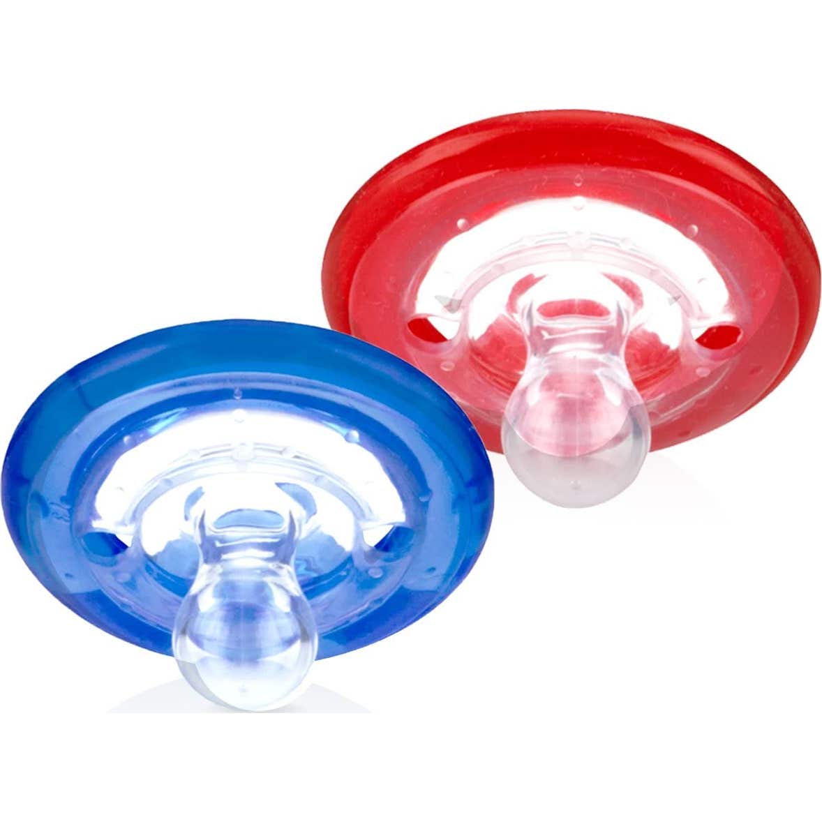 Chupete Tetina Silicona Redonda Nuby Natural Flex Orthodontic 6 *