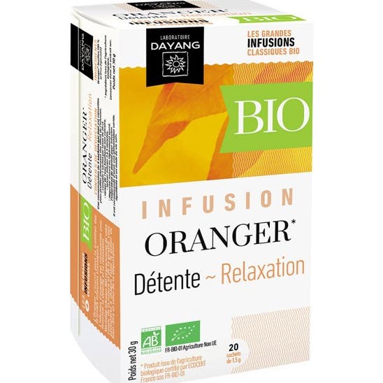 Dayang Infusion Oranger Bio 20 sachets de 1,5g
