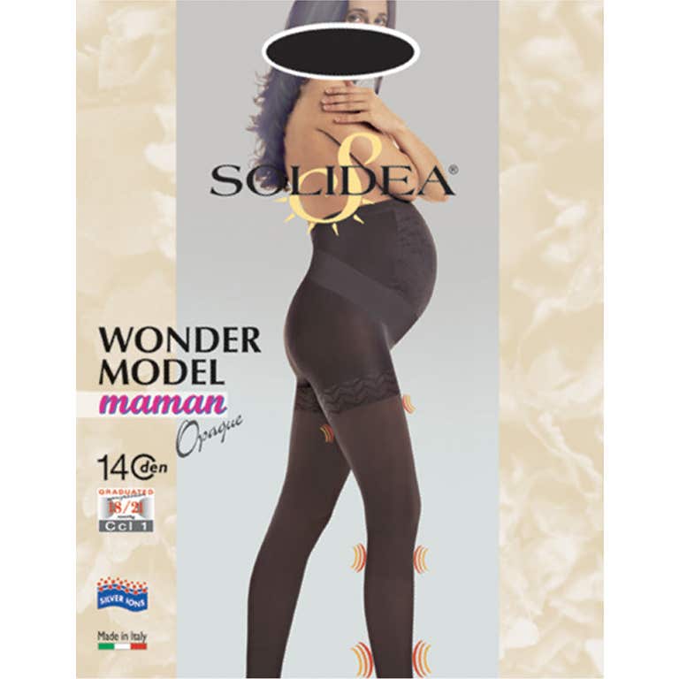 Solidea Wonder Maman 140den Collant Opaque Noir 3 ML 1ut