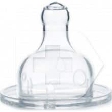 Nuby mamelon de dentition en silicone confort 3 positions 1 pc