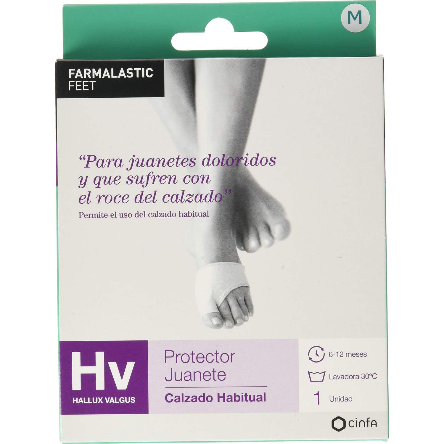 Farmalastic Protecteur D'Hallux Valgus Silicone Gel