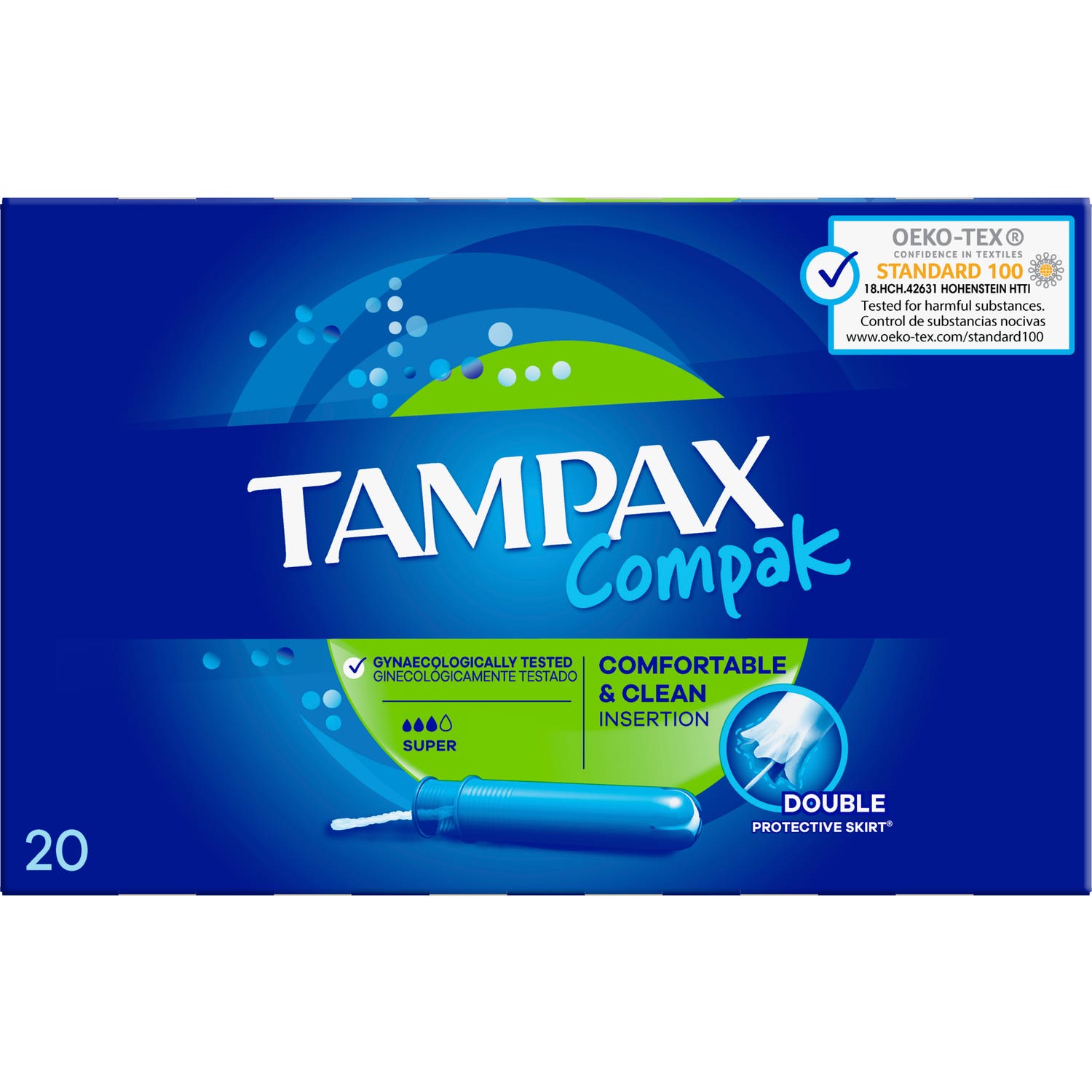 Tampax Compak Tampón Super 20uts