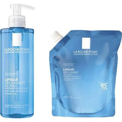 La Roche Posay Lipikar Pack Gel Lavante 400ml + Recharge 400ml