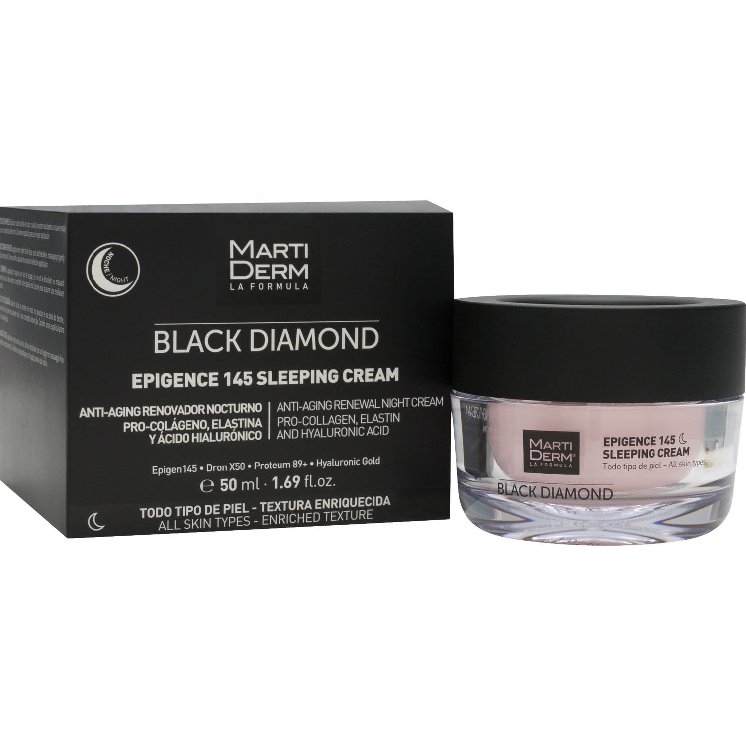 MartiDerm Black Diamond Epigence 145 Sleeping Cream 50ml