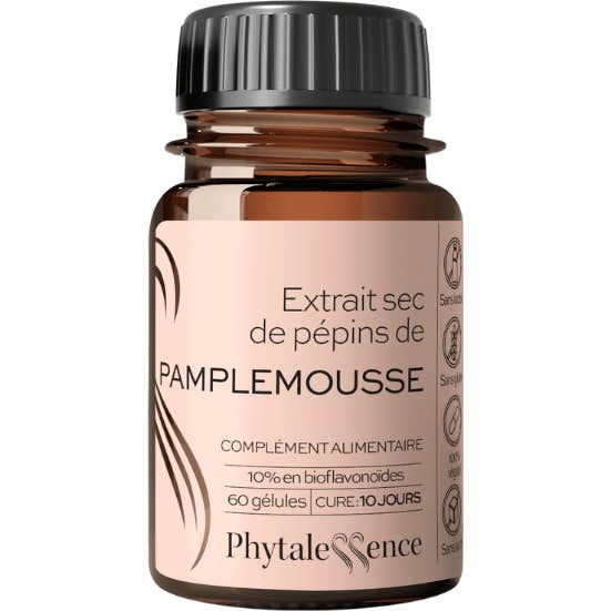 Phytalessence Extrait Sec de Pépins de Pamplemousse 30 Gélules