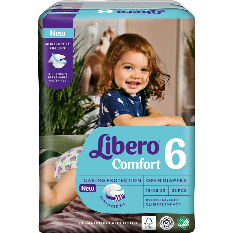 Libero Comfort Pann 6 22Pcs 6324