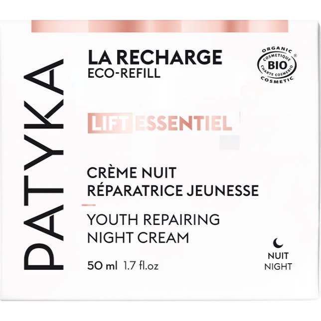 Patyka Lift Essentiel Crème Nuit Réparatrice Refill 50ml