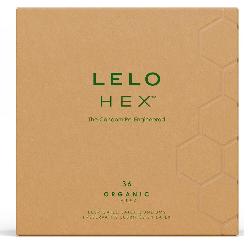 Lelo Hex Organic Latex 36 Préservatifs Lubrifiés En Latex