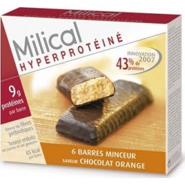 Milical Barre Hyperprotéinée Chocolat Orange