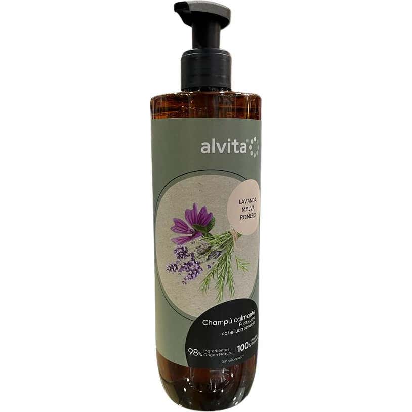 Alvita Shampooing Apaisante Lavande Mauve Romarin 400ml