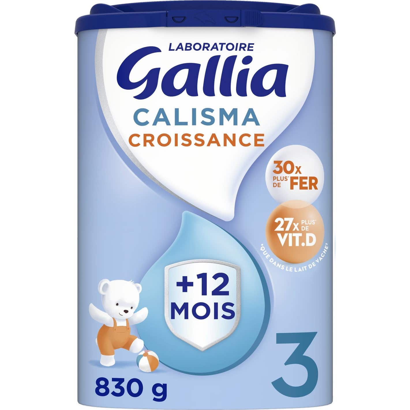 Gallia Calisma 3 Lait Croissance +12M 830 g