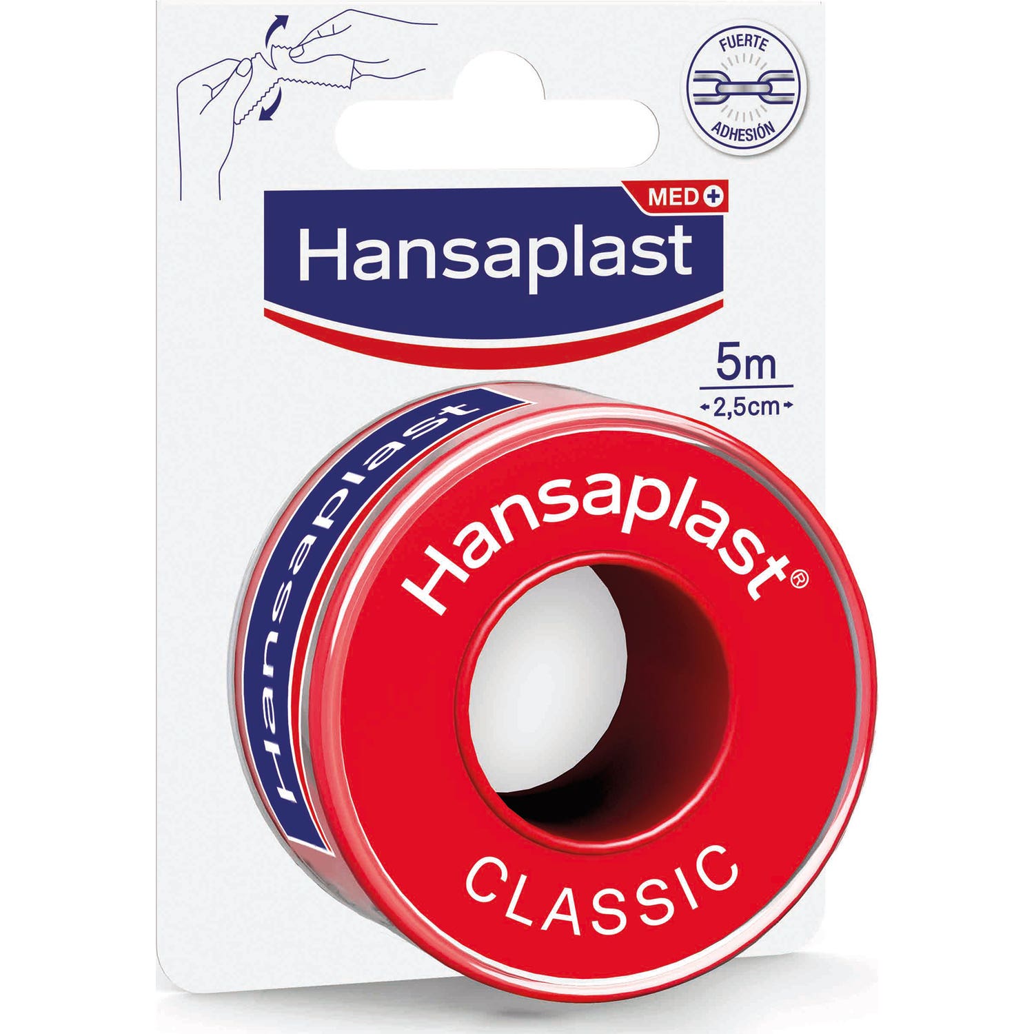Hansaplast Classic Sparadrap 5 m x 2,5 cm