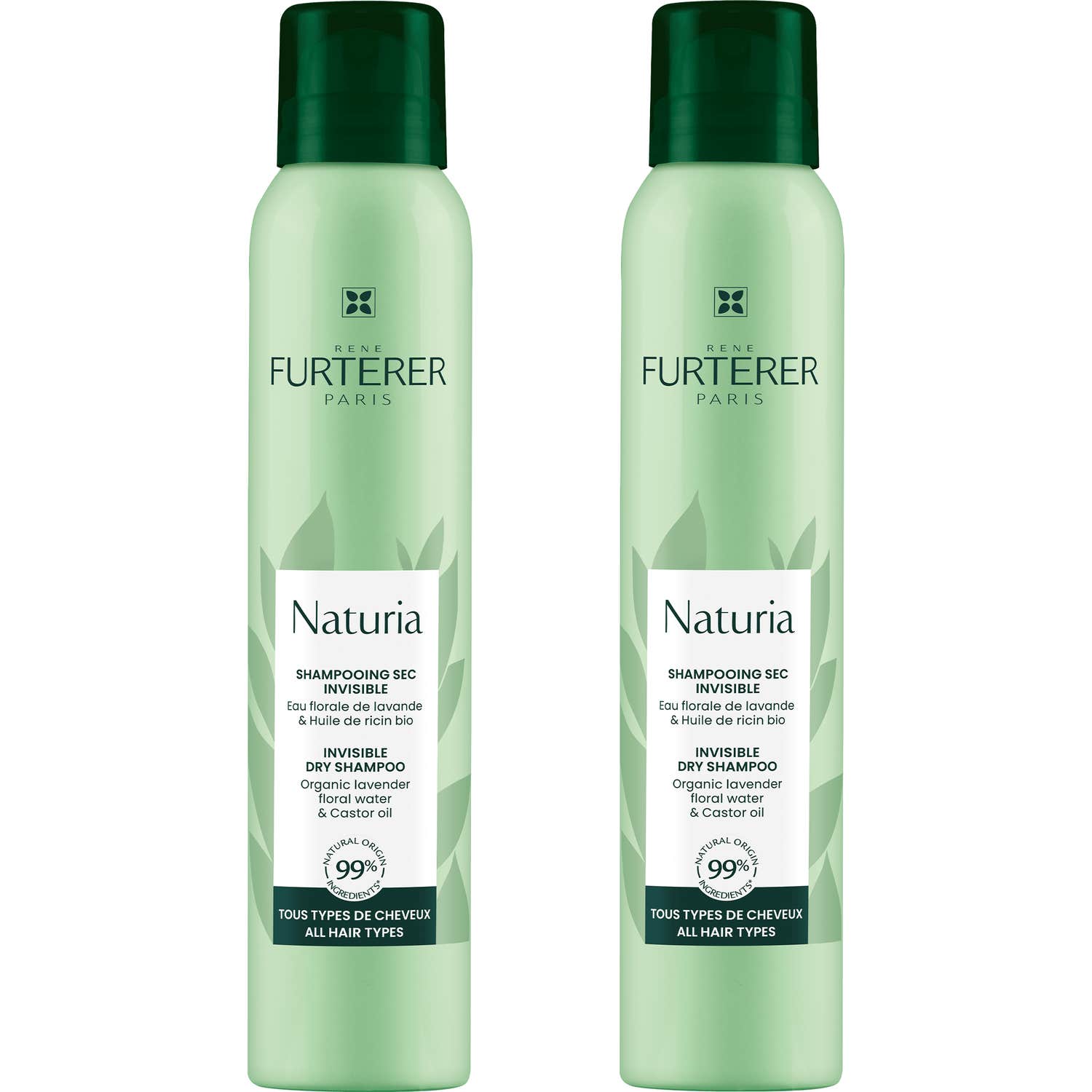 René Furterer Naturia Shampooing Sec Invisible 2x200ml