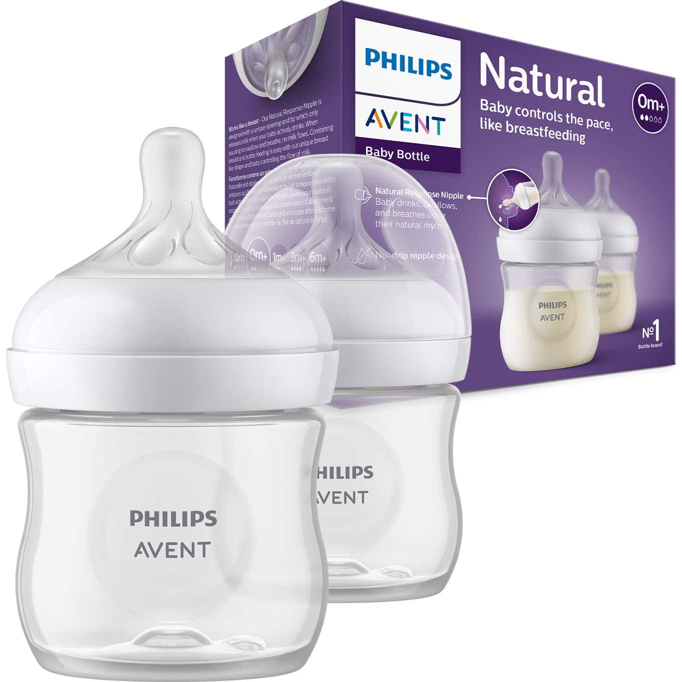 Philips Avent Natural Response Biberón 125ml 2uds