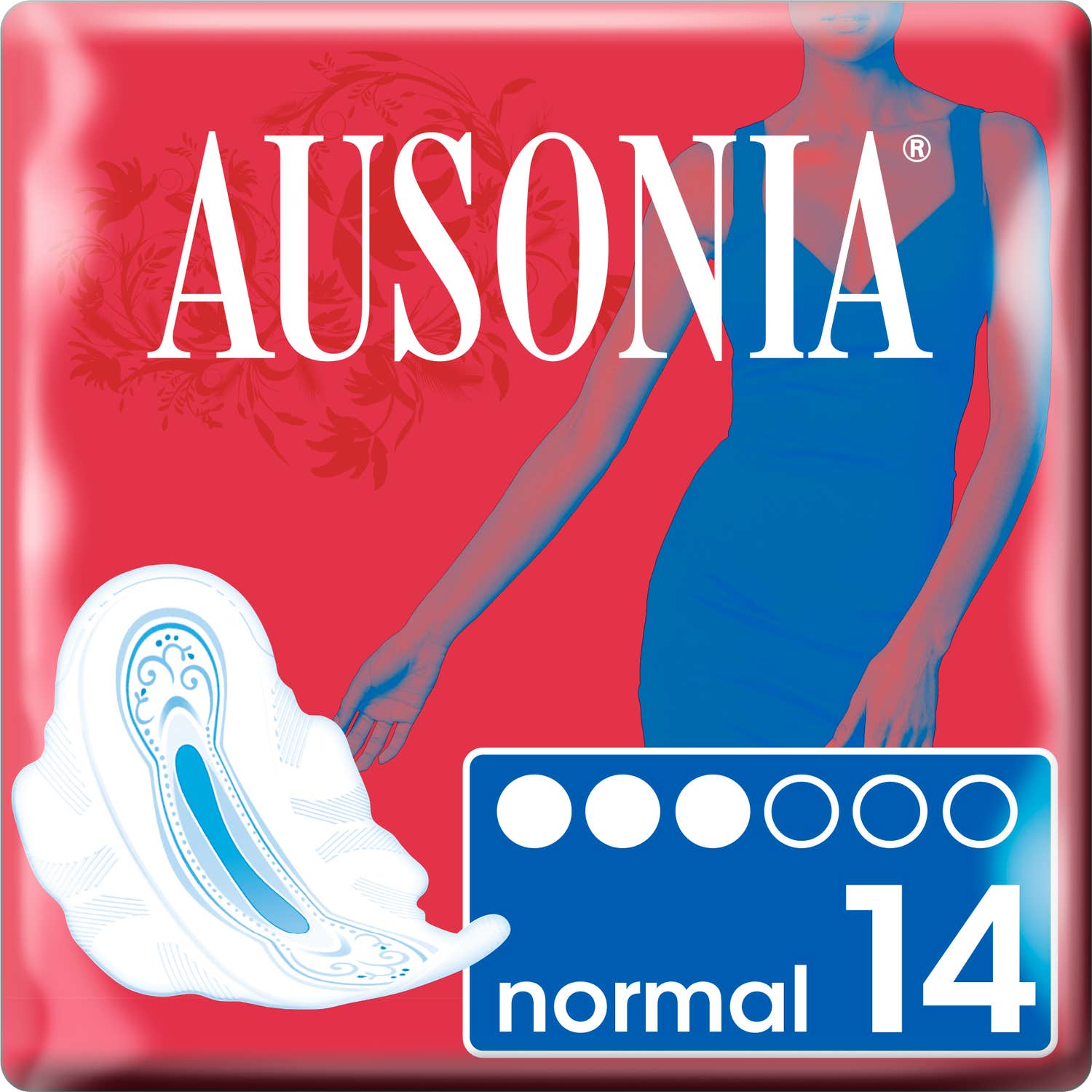 Ausonia™ Ausonia™ Air Dry compresse les ailes normales de 14 pcs