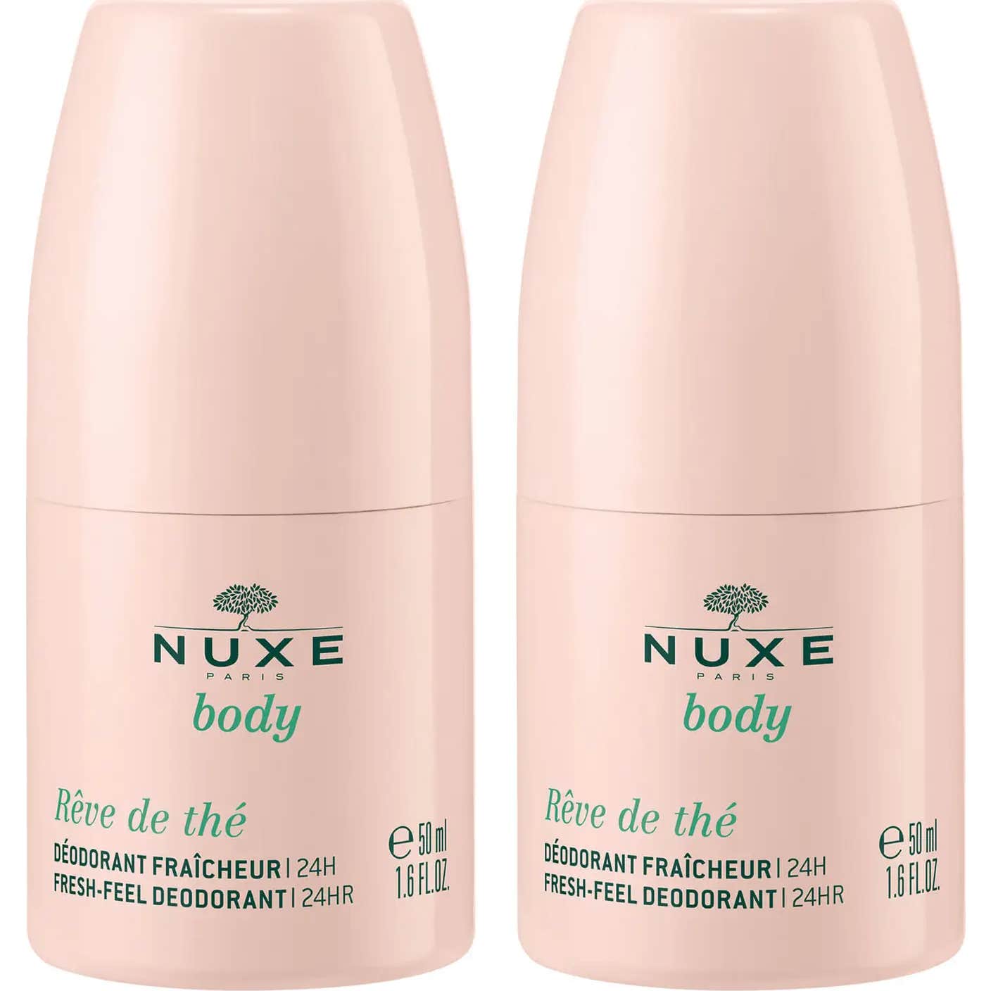 Nuxe Deodorant Hydratant Rêve de Thé 2x50ml