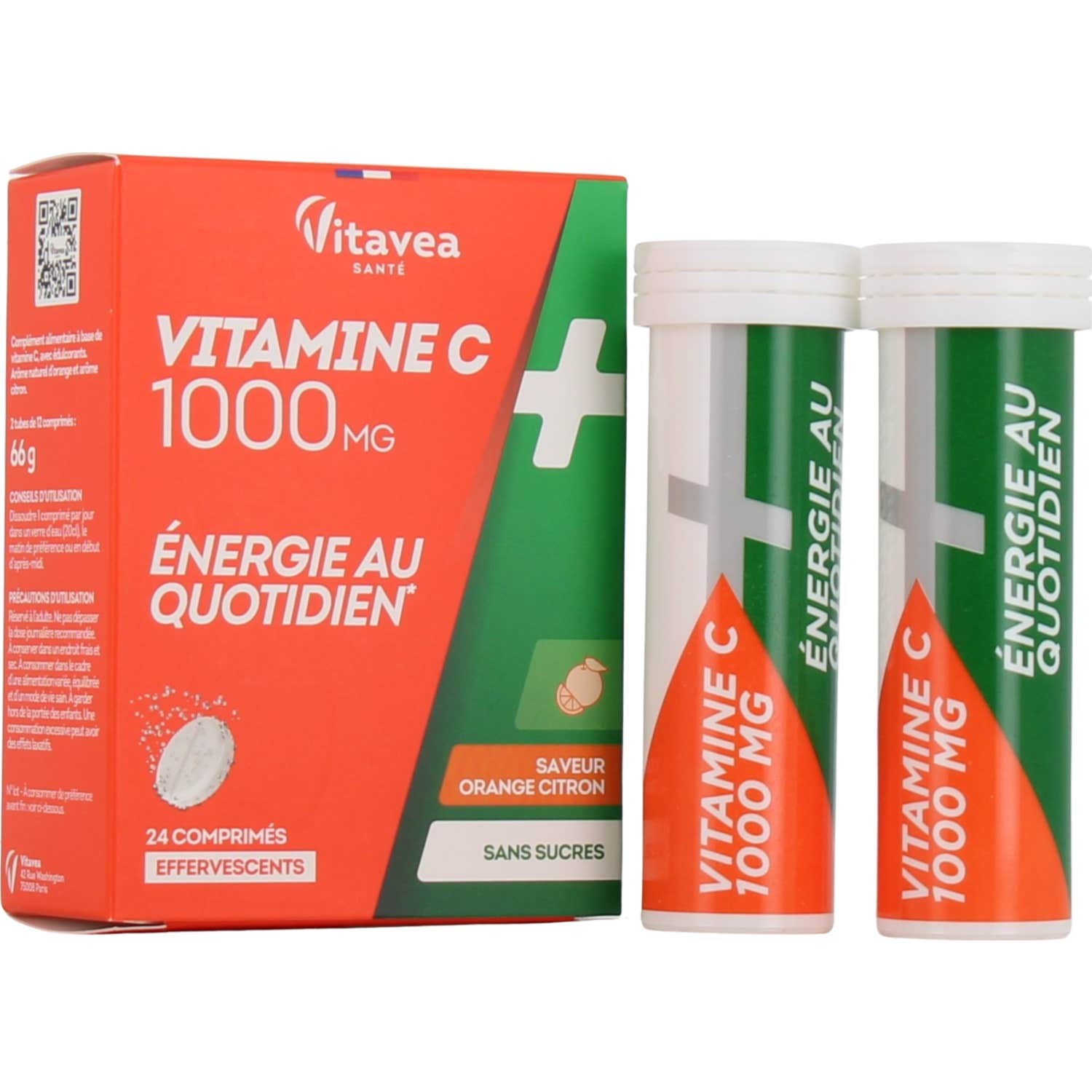 Vitavea Vitamine C 1000mg Orange Citron 24comp