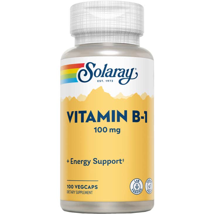 Solaray Vitamina B1 100mg 100 Caps *