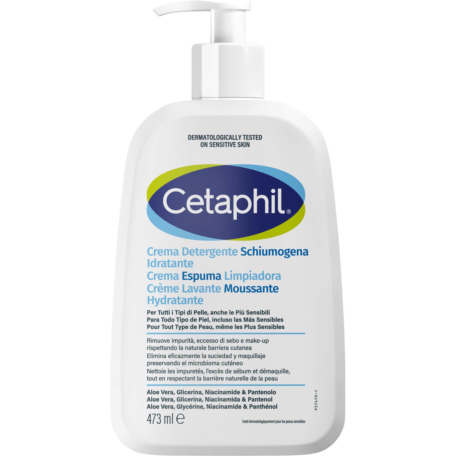 Cetaphil Crème Moussante Nettoyante 473ml