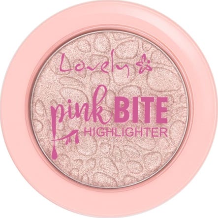 Lovely Illuminator Powder Pink Bite Highlighter 1pc
