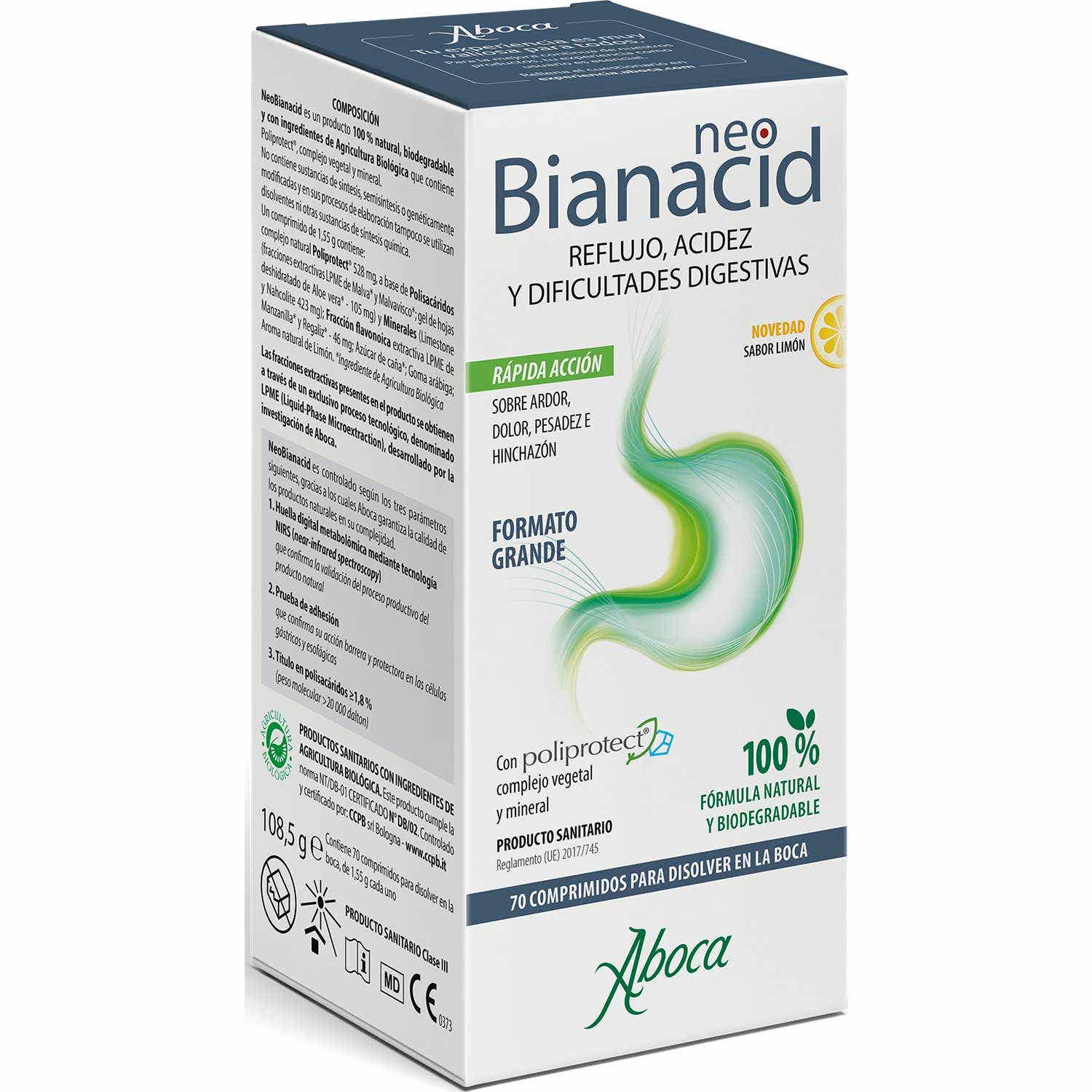 Aboca NeoBianacid Limón 70 Comp