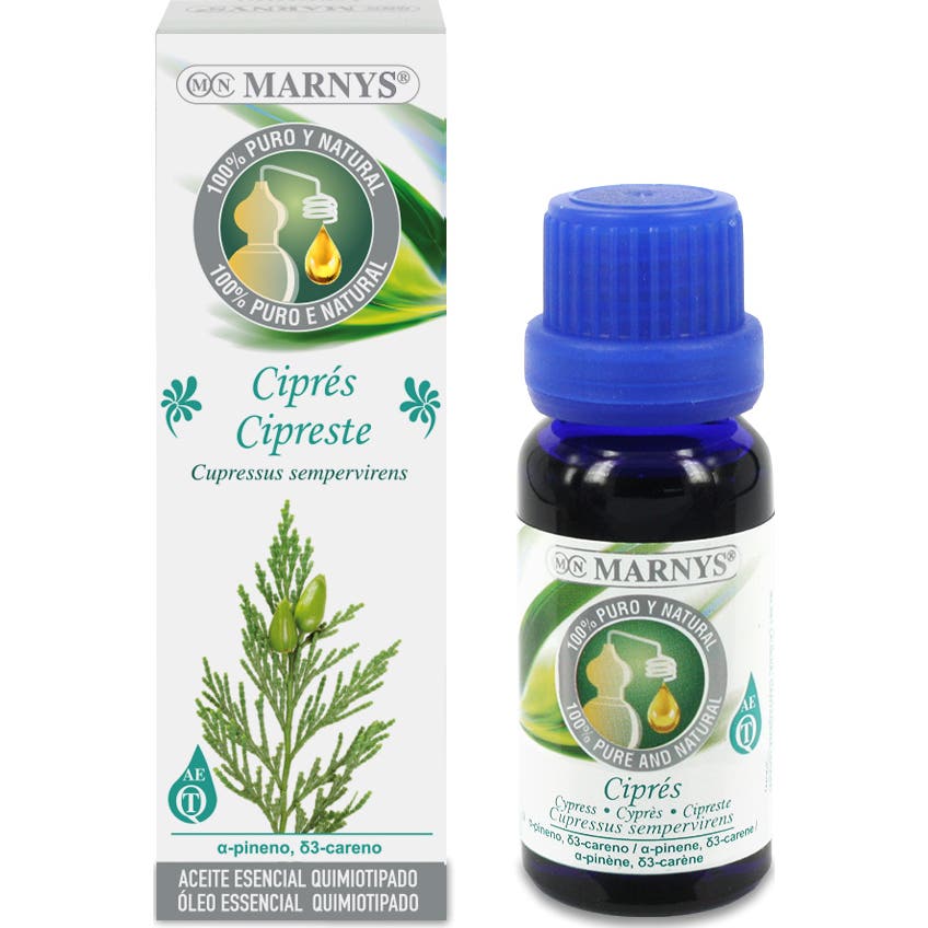Marnys Huile essentielle alimentaire de cyprès 15ml