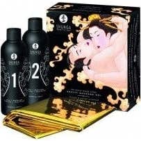Shunga CORPS A CORPS ORIENTAL FRAISE 2 bouteilles