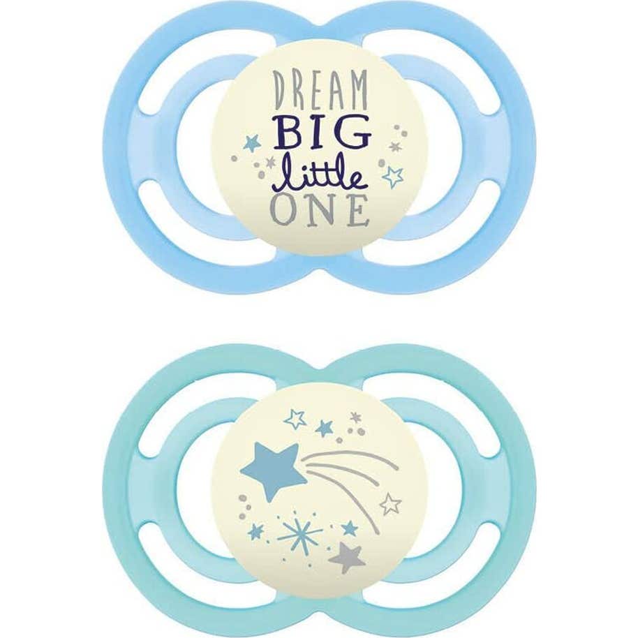 Mam Pack Silicone Sucette Perfect Night +6m 2 Unités