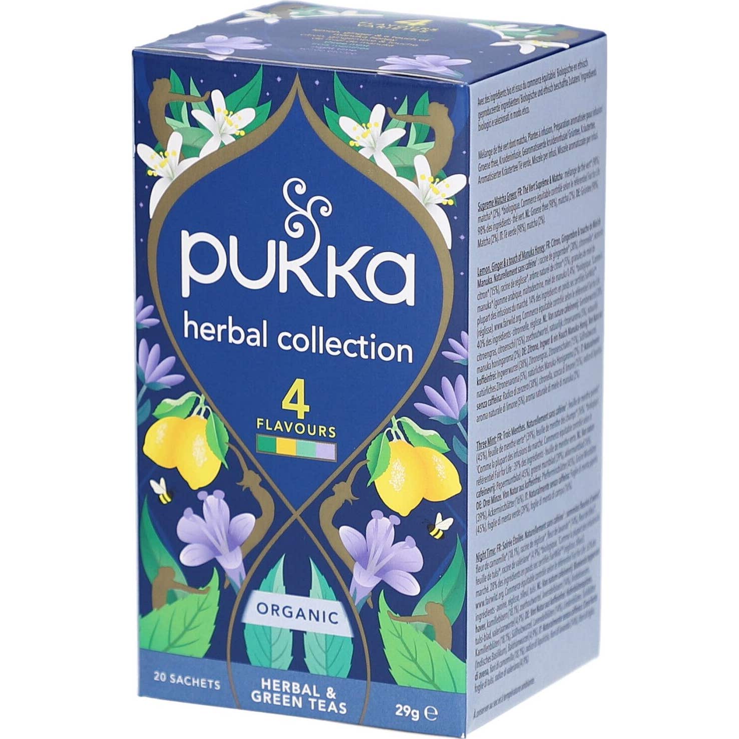 Pukka Herbal Collection 4 Flavours 20 Sachets