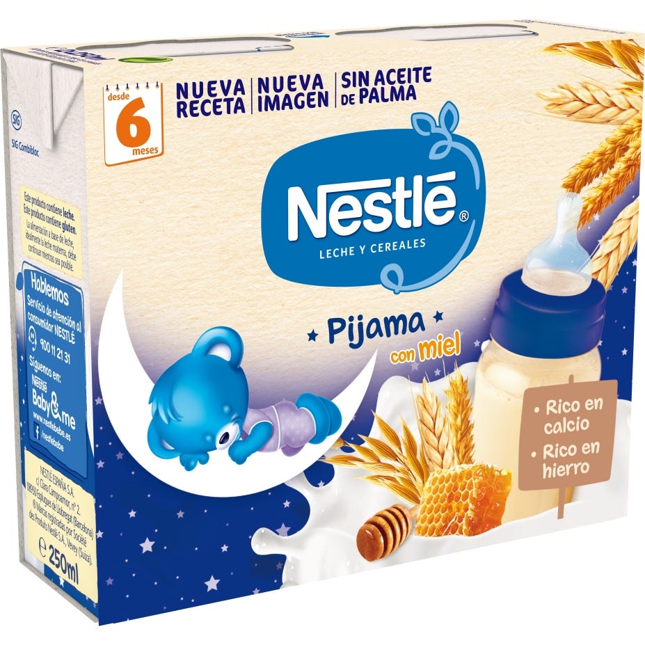 Nestle 8 Céréales avec du miel Brick Ready to Drink 2x250ml