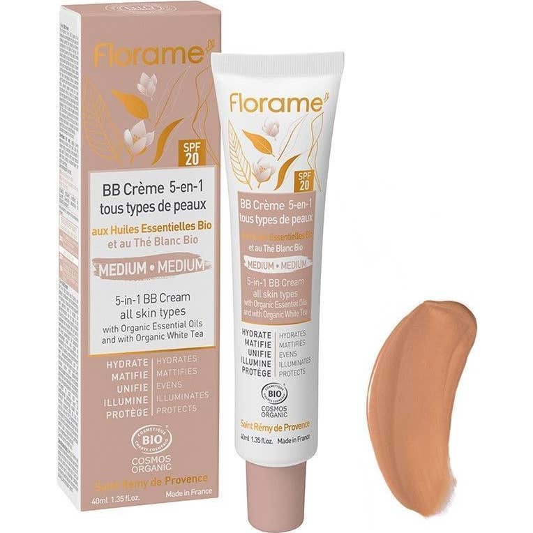 Florame BB Cream 5 en 1 Teinté Medium spf20 40ml