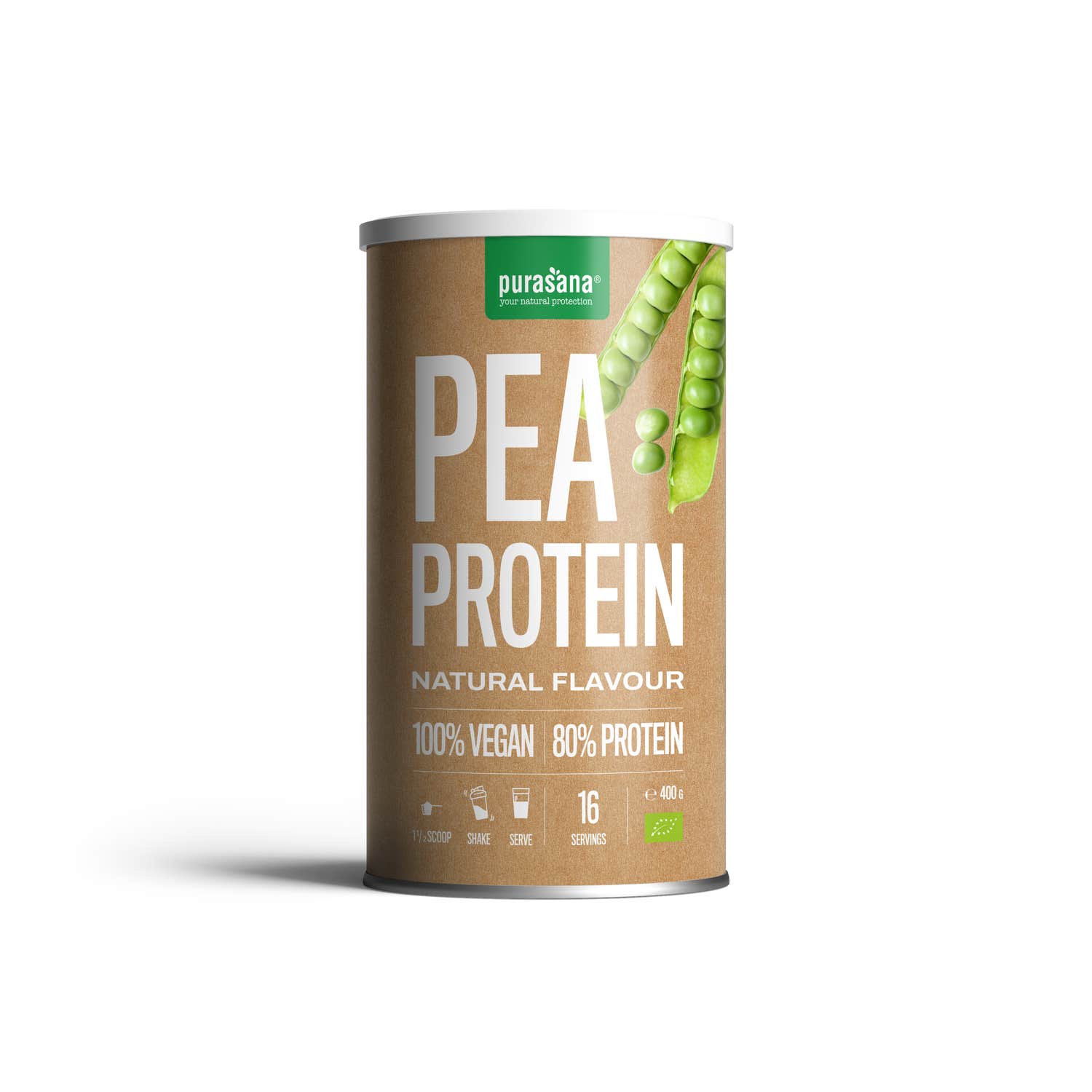 Purasana Organic Pea Protein Vegan 400g