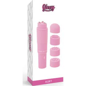 Masseur de poche Glossy Kurt rose