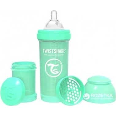 Twistshake Green Anticleaning Bottle 260ml