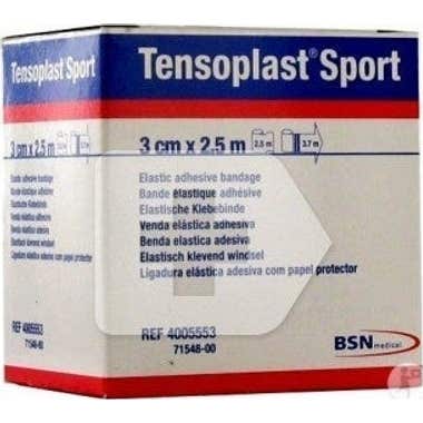 Tensoplast Sport Bandage Elastique Adhésif 3Cmx2,5M 1Ud Taille 1