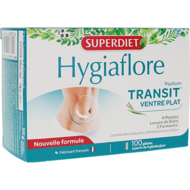 Superdiet Hygiaflore 100 Comprimés