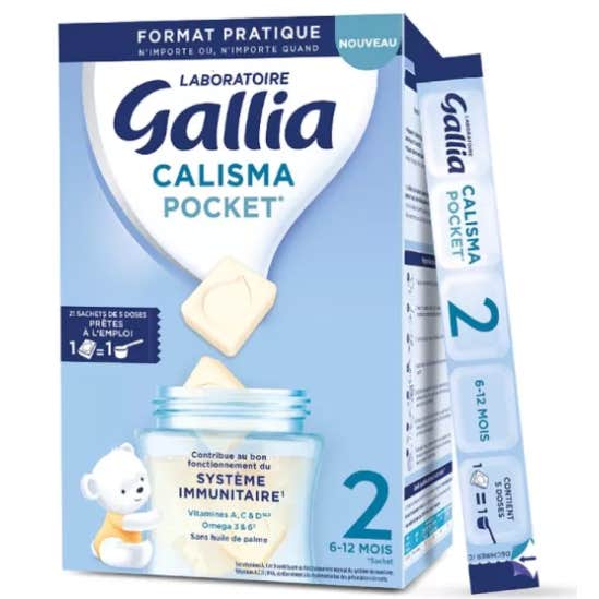 Gallia Calisma 2 Pocket Poudre 21 Sachets