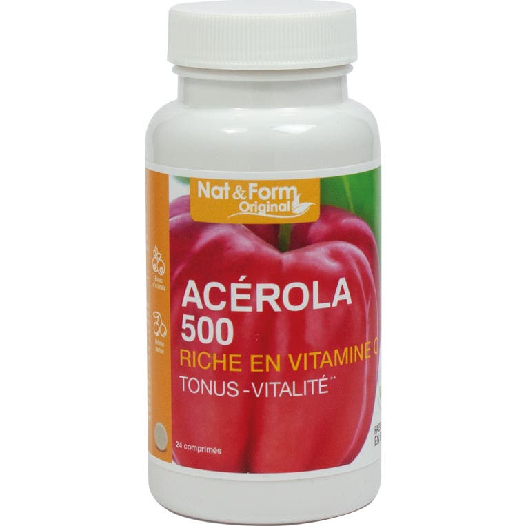 Nat&Form Acérola 500 24 Comprimés