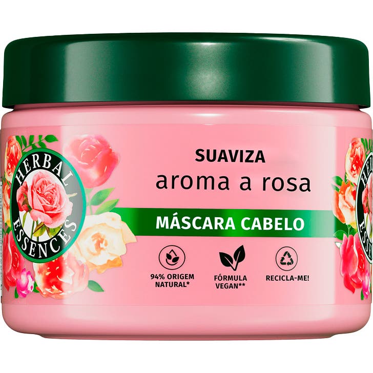 Herbal Essences Suaviza Rosa Máscara 500ml