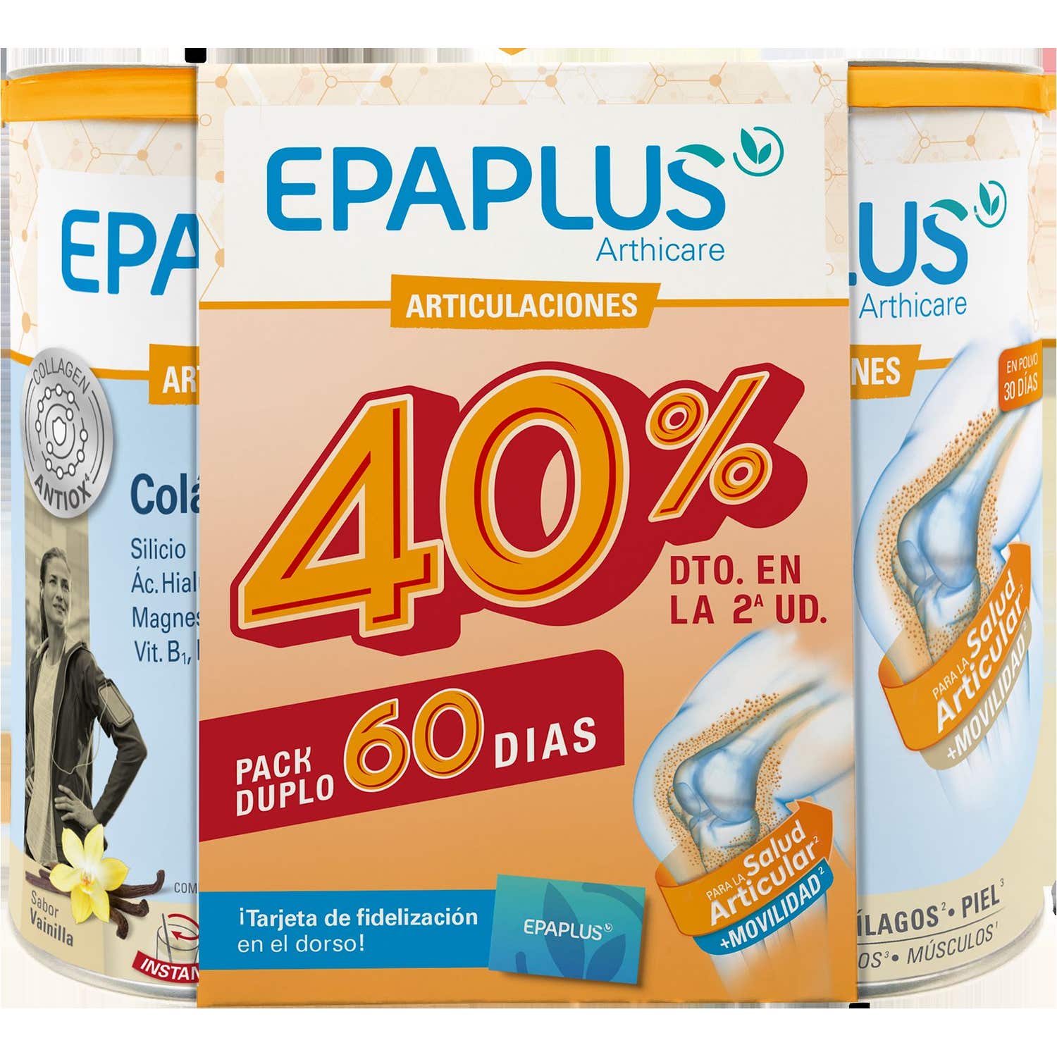 Pack Epaplus Collagène + Magnésium + Silicium Vanille