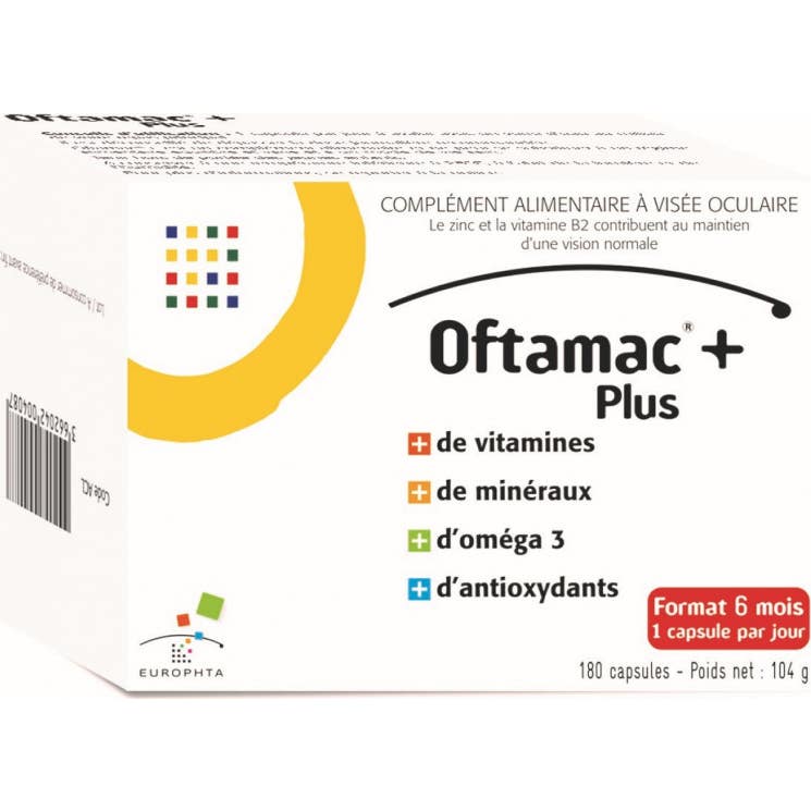 Oftamac+ Plus 180 Capsules