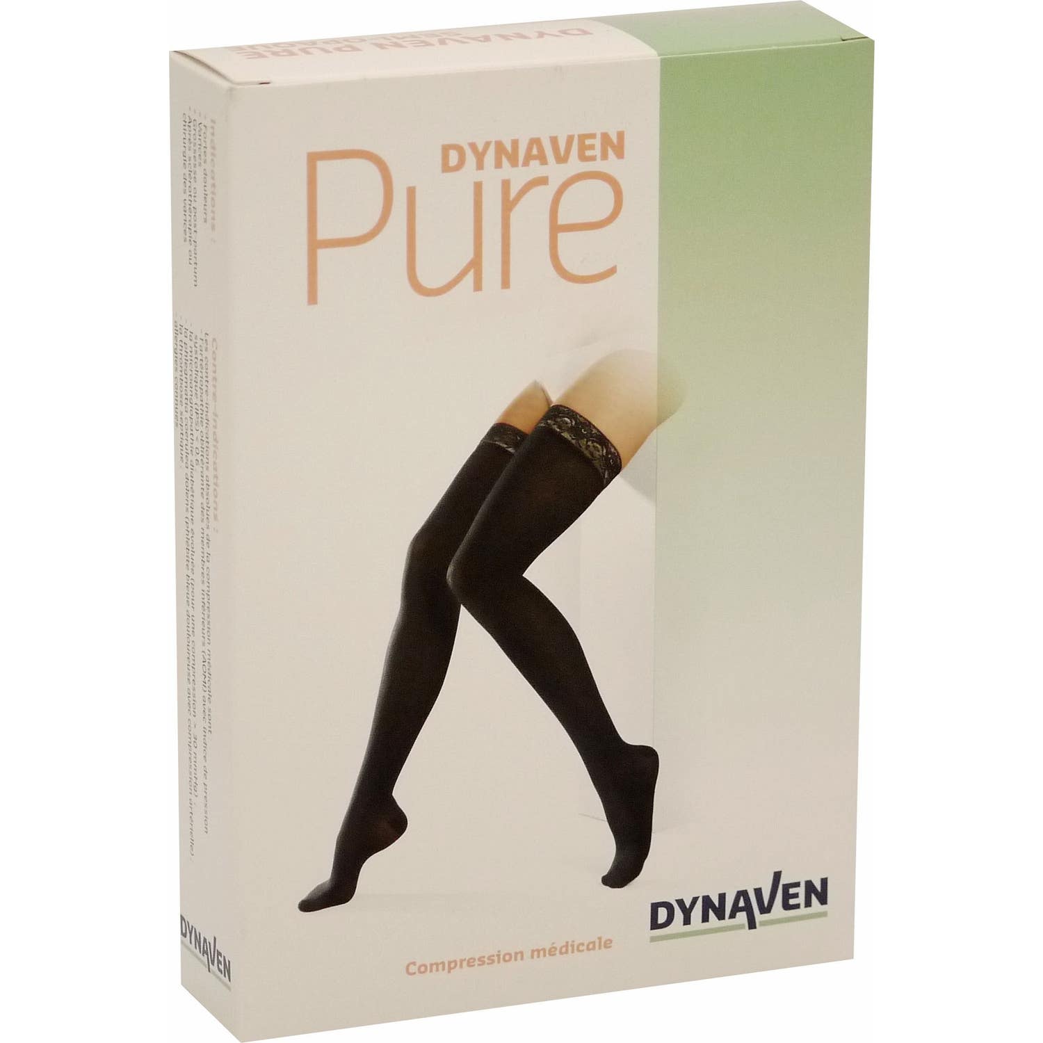 Dynaven C2 Pure Collant Semi-opaque Noir LS 1 Paire