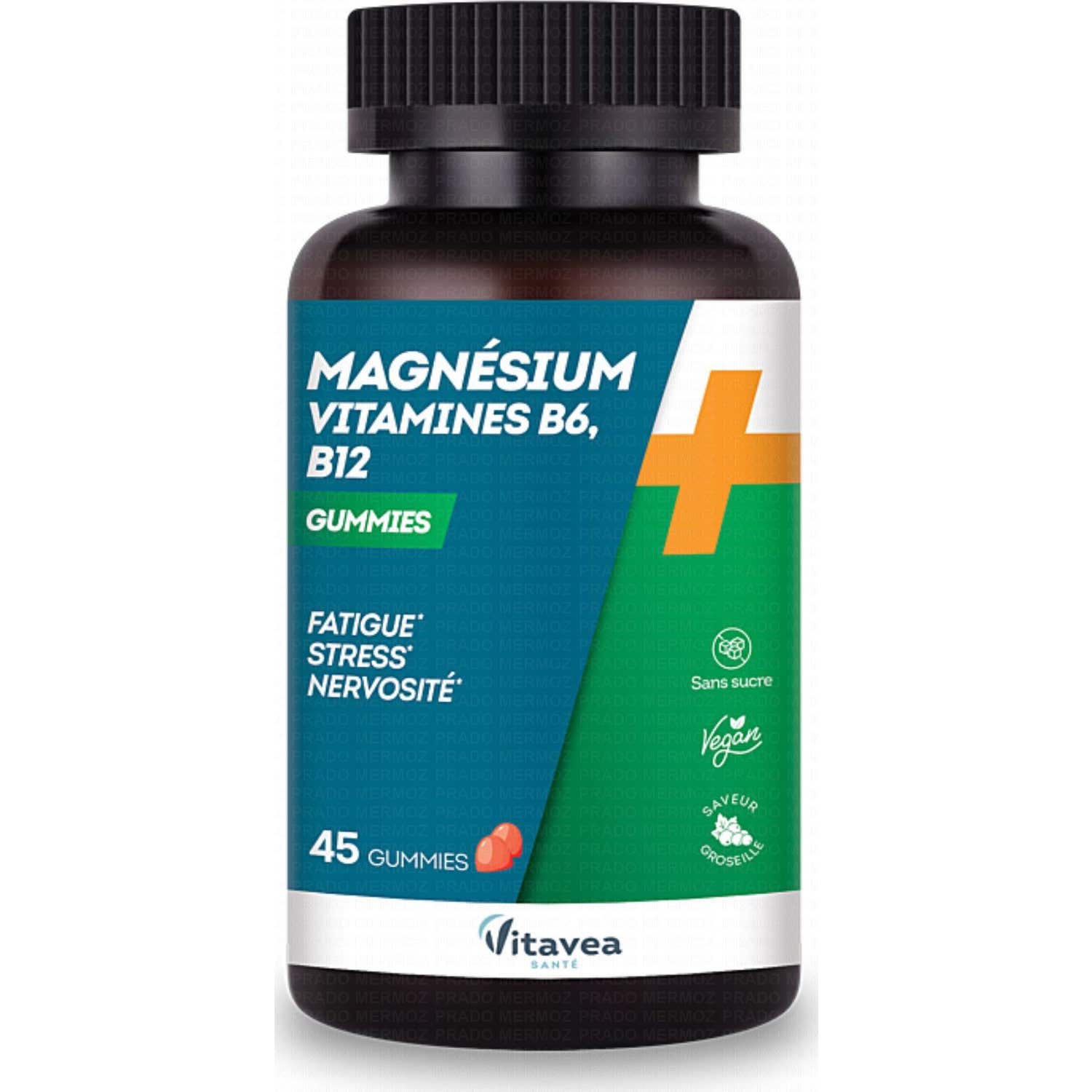 Vitavea Magnésium Vitamines B6 B12 45 Gummies