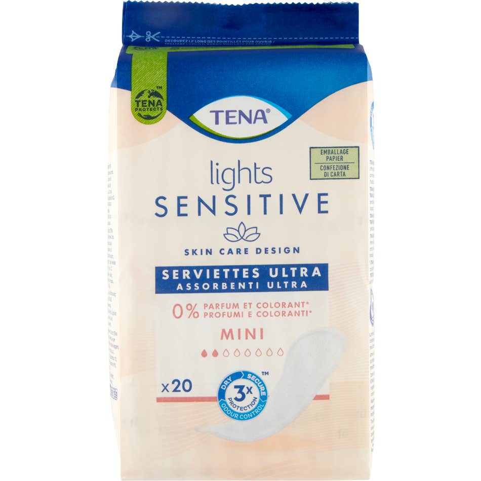 Tena Lights Sensitive Mini 20uts