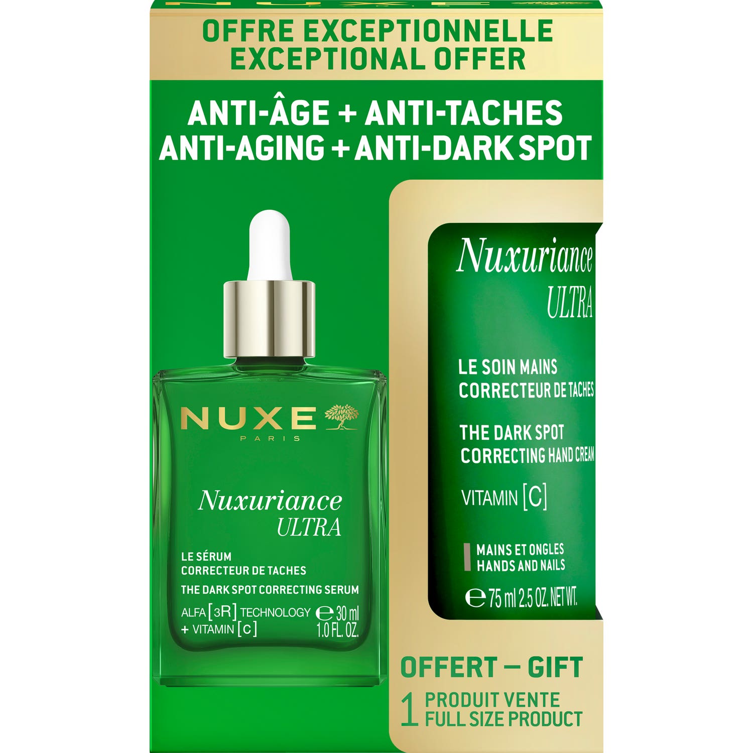 Nuxe Nuxuriance Ultra Duo Anti Âge Et Anti TachesVisage + Mains