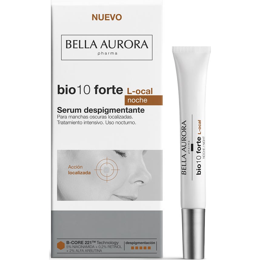 Bella Aurora Bio10 Forte L-ocal Roll-On Dépigmentant Nuit 9ml