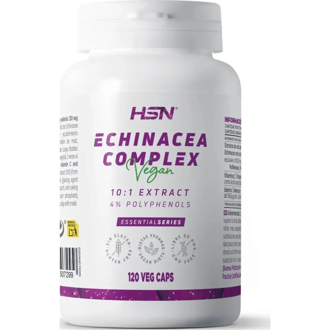 Hsn Extracto De Equinácea Complex 10:1 120Vcaps 500Mg