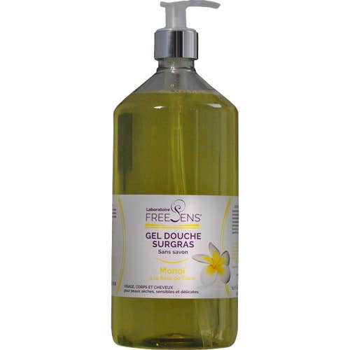 FreeSens Gel Douche Surgras Monoï 1L