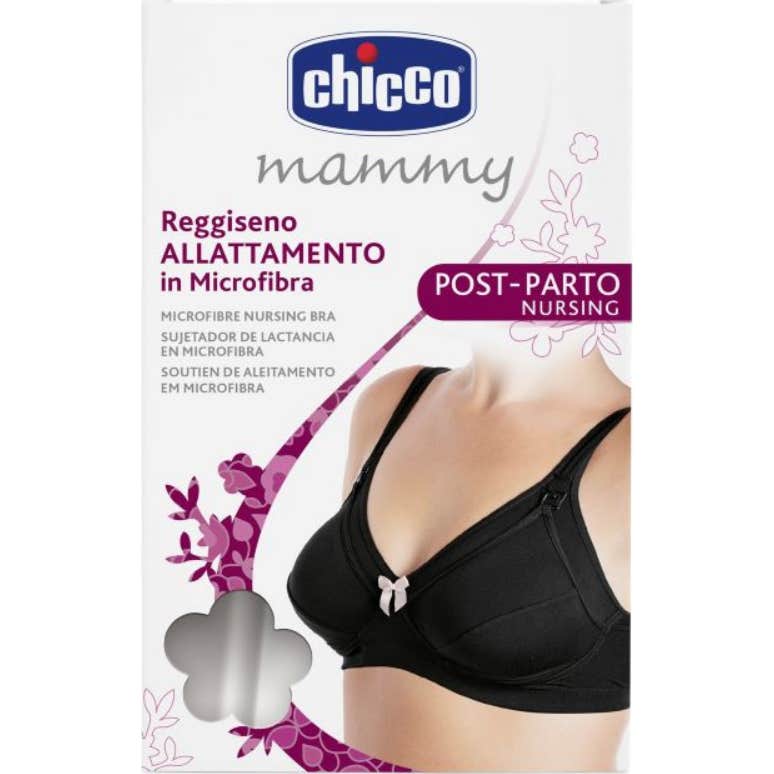 Chicco Mammy Soutien-Gorge d'Allaitement Coton 4C noir 1ut