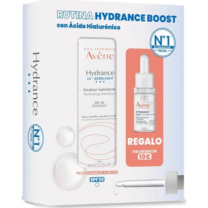 Avène Pack Hydrance UV Emulsión Ligera+ Boost Sérum